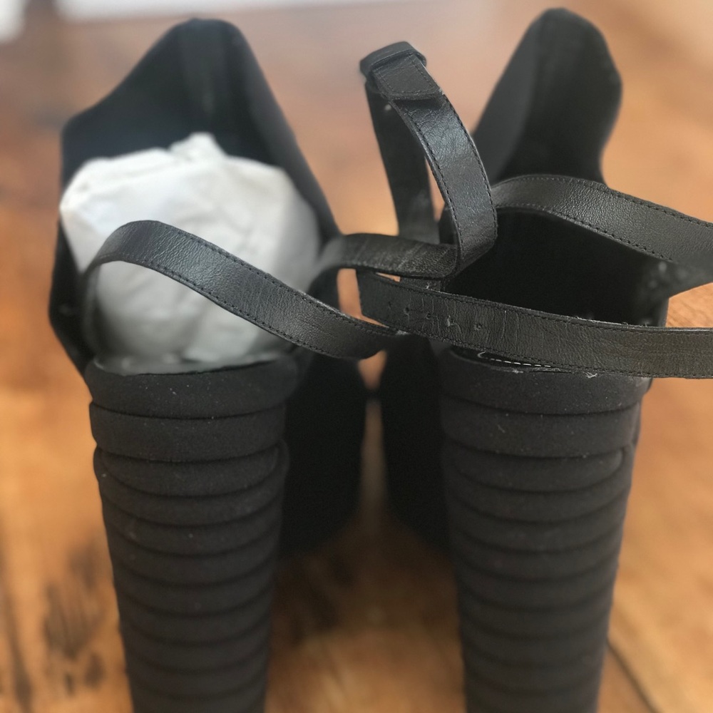 Balenciaga Sandal Tess Wedge Black - Picture 4 of 4